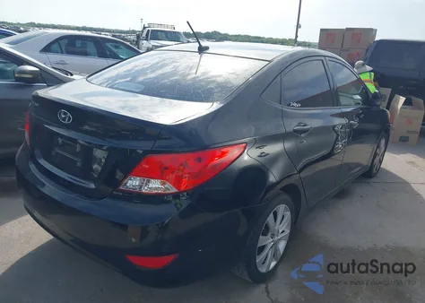 2012 Hyundai Accent Gls z USA, uszkodzony, nr VIN KMHCU4AE7CU057727